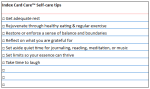 self care tips week 6
