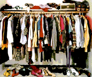 messy closet