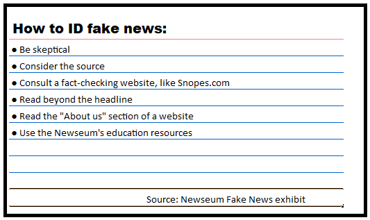 index card fake news